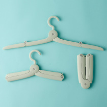 Travel folding hangers portable hangers travel travel hangers with clip drying hangers household non-slip hanging brace