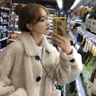 Mùa đông mới 2018 của phụ nữ phiên bản Hàn Quốc của đoạn dài lỏng lẻo gió lười sang trọng dày áo khoác cotton dày áo phao siêu nhẹ nữ dáng dài Bông