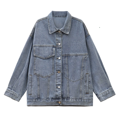 Tide, джинсовая небольшая дизайнерская летняя куртка, оверсайз, свободный крой, средней длины