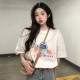 Short-sleeved T-shirt women's spring 2022 new fashion Western style loose round neck pullover printing bottoming shirt top ins tide