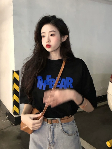 Хлопковая летняя дизайнерская футболка, белая рубашка, короткий рукав, с рукавом