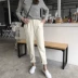 Phụ nữ mùa thu mới phiên bản Hàn Quốc của những mẫu cơ bản quần jeans cạp cao hoang dã quần âu harem quần chín quần thủy triều