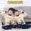 Children's three-layer heating pants padded boys cotton mid-size children's autumn clothes sanitary pants Cotton boy girl