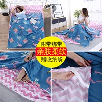 Du lịch chống bẩn tấm kinh doanh khách sạn du lịch túi ngủ bẩn khách sạn người lớn siêu mỏng cotton ngoài trời cầm tay trong nhà túi ngủ văn phòng mùa hè
