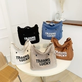 Летний шоппер, универсальная вместительная и большая модная льняная сумка, сумка через плечо, городской стиль