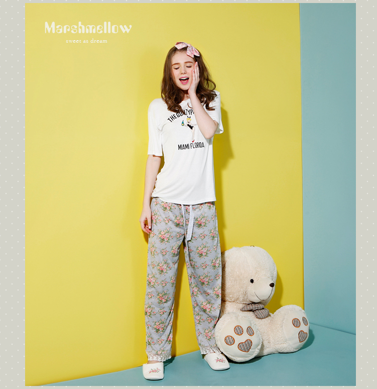 Pantalon pyjama jeunesse MARSHMELLOW M0011 - Ref 720500 Image 30