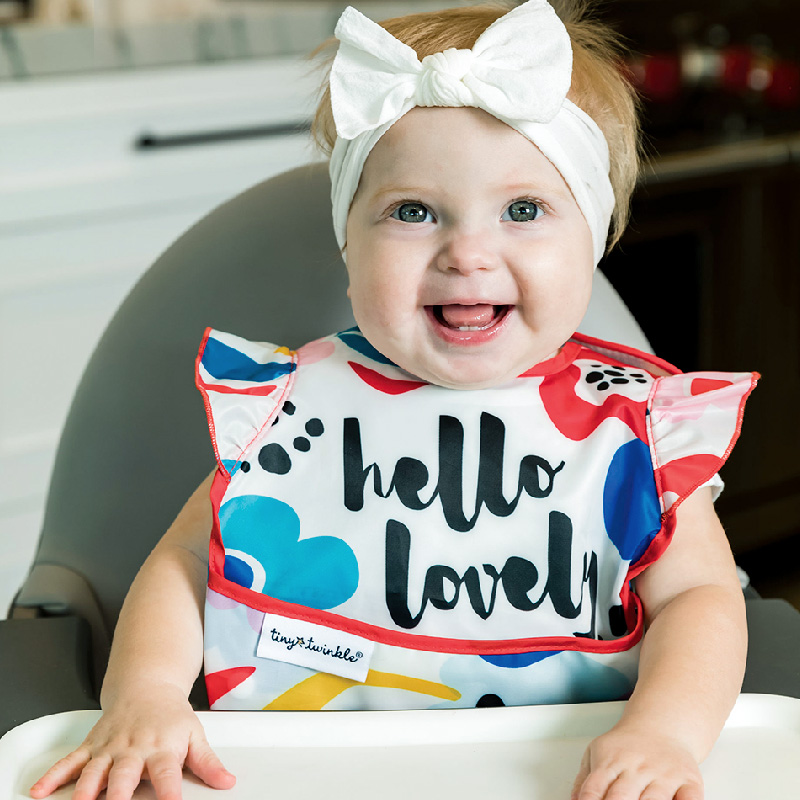 tiny twinkle baby dinner around the baby peddling around summer children's waterproof food and soft
