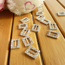 Day Character Button Metal Water Drill Decoration Adjustment Buckle Accessories Women Insert Drilling Button fur mink leather big clothes Button clothes