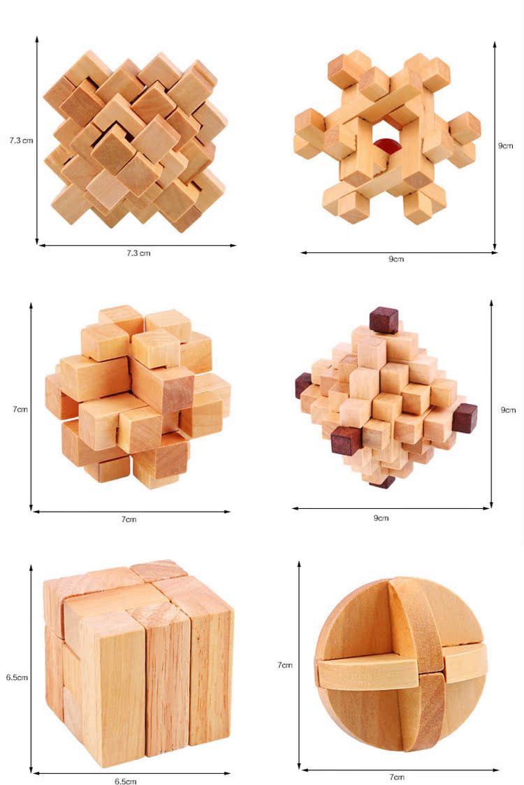 Người lớn trẻ em bằng gỗ mở khóa đồ chơi trí tuệ tháo lắp gỗ lắp ráp Kong Ming khóa Lu Ban khóa bộ hộp quà tặng đồ chơi rubik tam giác
