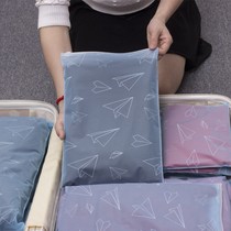 Transparent plastic self-sealing pocket clothing storage bag dry cleaner shirt wool sweater shoe bag packaging bag