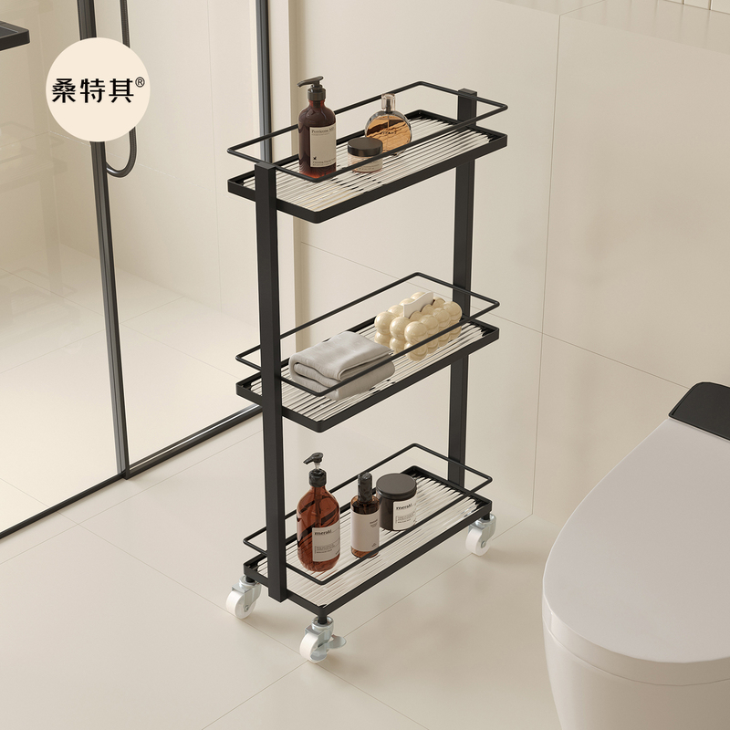 Bathroom Shower Gel Storage Rack, Shower Room Waterproof Shelf, Cart, Toilet Gap Storage Rack Bathroom Shower Gel Storage Rack, Shower Room Waterproof Shelf, Cart, Toilet Gap Storage Rack