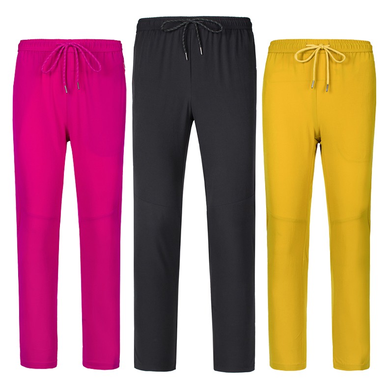 Outdoor Speed Dry Pants Men And Women Elastic Movement Neutral Riding Long Pants Breathable Anti Splash Water Sunscreen Windproof Running Climbing-Taobao