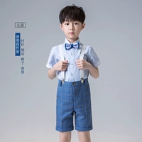 Рубашка, шорты, галстук-бабочка, подтяжки