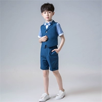 Рубашка, шорты, жилет, галстук-бабочка, подтяжки