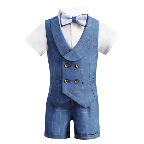 Костюм мальчика цветочника, летний детский классический костюм, детское платье, подарок на день рождения, в британском стиле