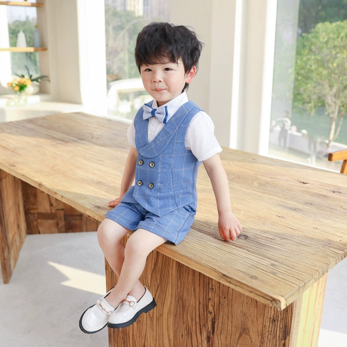 Костюм мальчика цветочника, летний детский классический костюм, детское платье, подарок на день рождения, в британском стиле