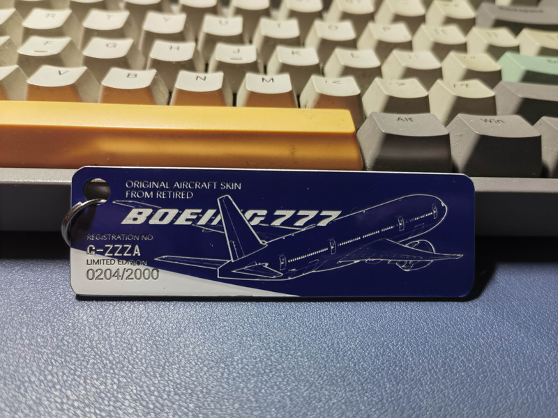 Luggage Tag British Airways Airliner Tags Keychain Boeing 777 Aircraft Skin Pendant Tag Luggage Tag British Airways Airliner Tags Keychain Boeing 777 Aircraft Skin Pendant Tag