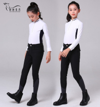 T-shirt quick-dry outdoor horse riding training children equestrian tops sleeve girl knight training competition equipment clothing