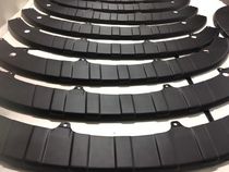 Adapting Changan Suzuki Tianyi SX4 front bumper wheel eyebrow central extension piece sheath surrounds the water retaining anti-scratch strip