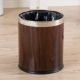 (Коричневый) мусорное мусорное ведро красного дерева