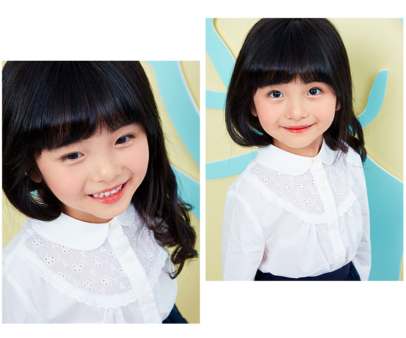 Chemise fille EPTISON à manche longue - Ref 2088803 Image 19