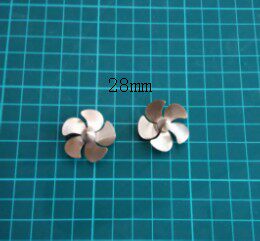 28mm Five-leaf boat model propeller warship civil ship model remote control simulation of hand boat model accessories Sanjiang model