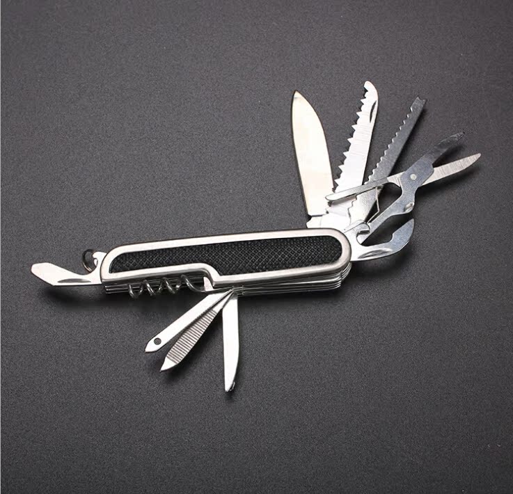 Cần bán gấp 11 dao đa năng mở Thép không gỉ 11 dao cắt đa năng mở 90m tay cầm cao su - Công cụ Knift / công cụ đa mục đích kìm cắt đa năng