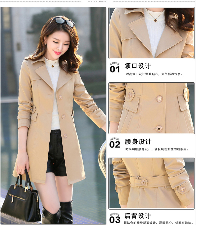 Trench pour femme en Polyester - Ref 3226358 Image 8