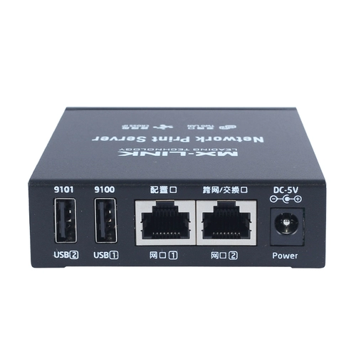 Новый порт USB -принтеров сервера сети -сетевой сеть -сеть -сети двойной порт не нуждается в программном обеспечении для поддержки 2 ненужной внешней поддержки