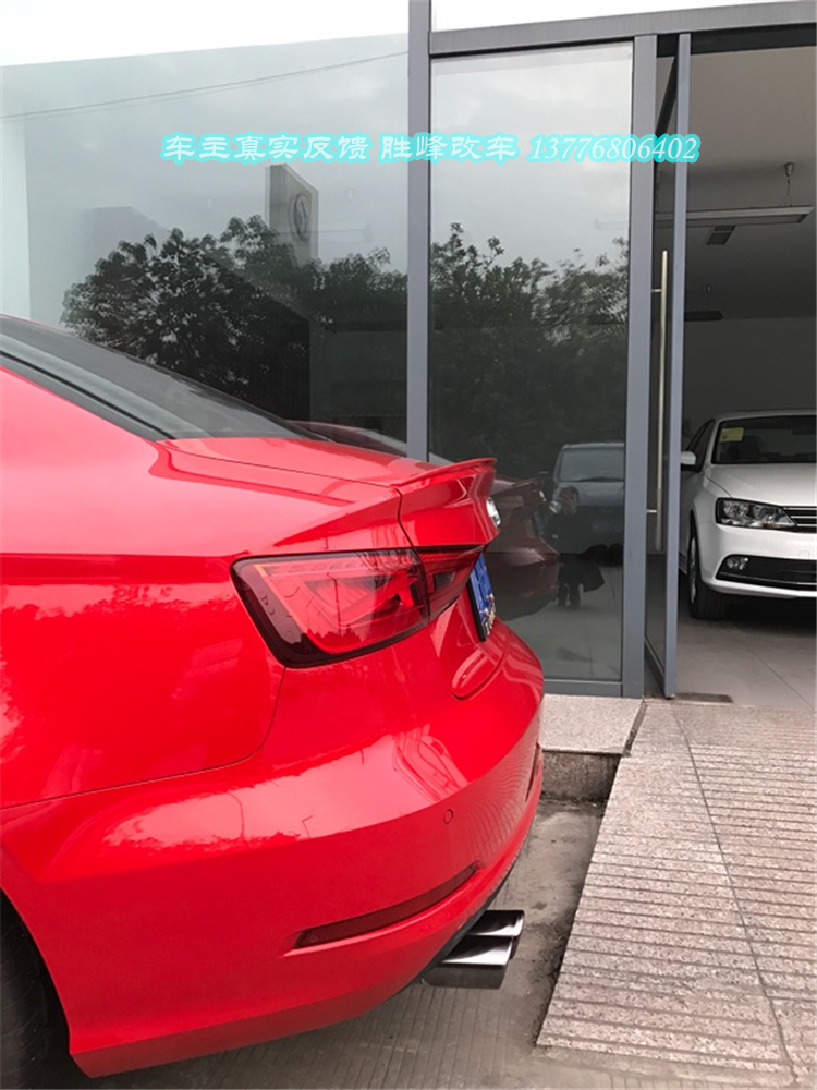 14-18 Audi A3 sedan đuôi A4L sửa đổi cánh sau A6L cánh đuôi cố định S3S4S6 sửa đổi đặc biệt - Sopida trên đuôi gió cho xe hơi