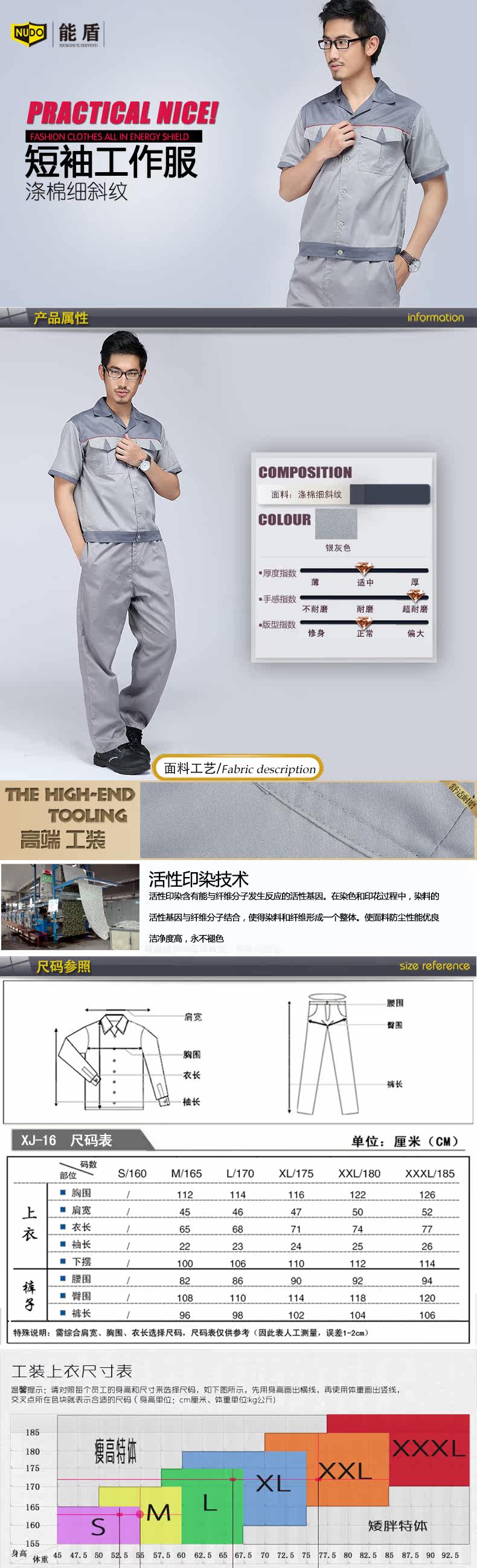 Tenue de travail en coton - Ref 1911703 Image 10