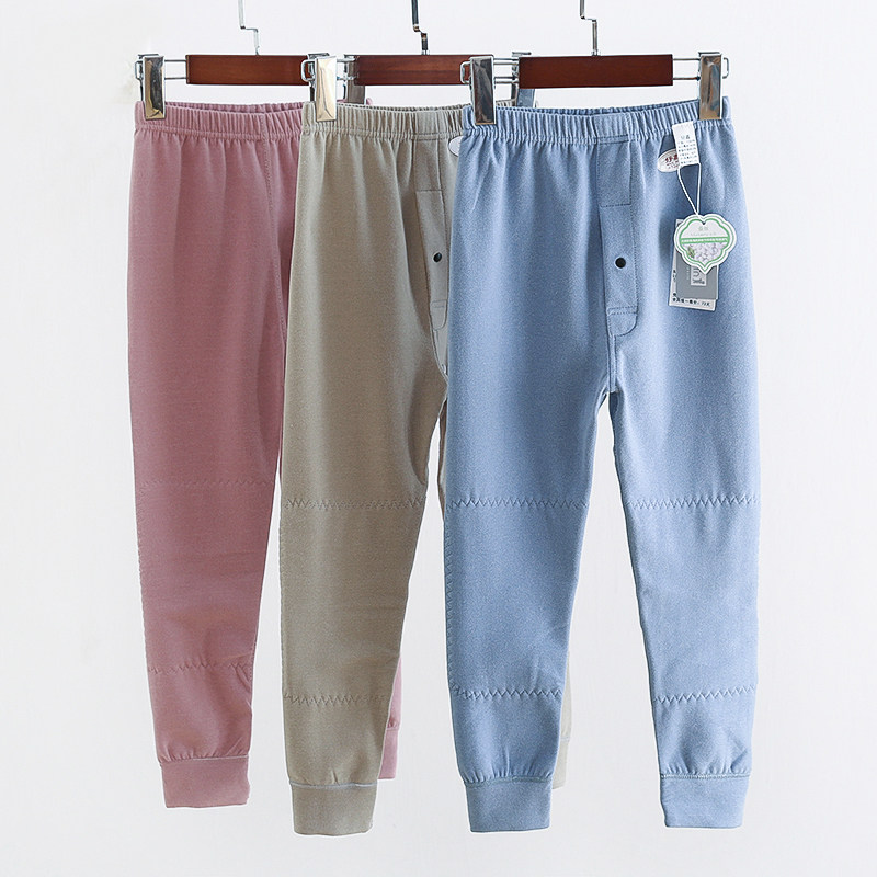 Children's Delong warm and hot storage pants baby spring and autumn sanitary pants small and large children's clothing pants for boys and girls thick bottoming sanitary pants