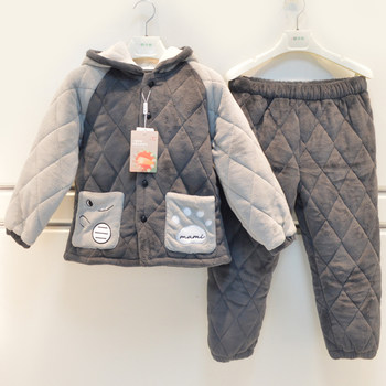 Warm quilted home clothes mommy impression simple winter