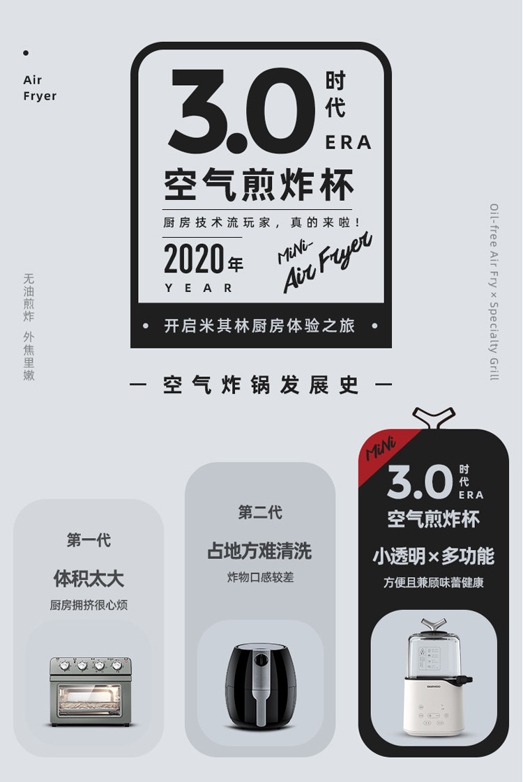 韓國(guó)K3空氣炸鍋