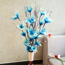 Living room decoration flower simulation flower set European fake flower all over the Sky star home landing leaf vein dried flower lily flower lily flower art