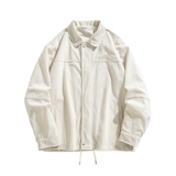 Вельветовый лонгслив, трендовая ретро модная куртка для отдыха подходит для мужчин и женщин