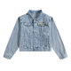 BOYUE unisex ຄູ່ຜົວເມຍໃສ່ບ່າສັ້ນ pad denim jacket ຮ່ອງກົງແບບຖະຫນົນຄົນອັບເດດ: ສູງ jacket ສໍາລັບຜູ້ຊາຍ