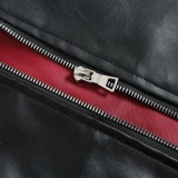 Полиуретановая красная трендовая модная куртка, в американском стиле