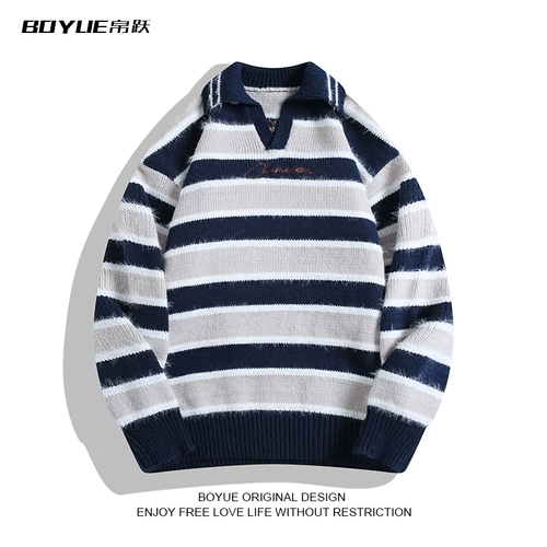 Трикотажный свитер, дизайнерская футболка подходит для мужчин и женщин, с вышивкой, тренд сезона