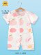 婴儿纯棉短袖超萌连体衣夏装爬服夏季衣服新生儿睡衣宝宝薄款哈衣