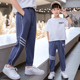 Chàng trai quần mùa hè vừa mỏng trẻ em lớn sweatpants bông quần chín điểm quần âu mới triều trẻ em chống muỗi quần nam giới.