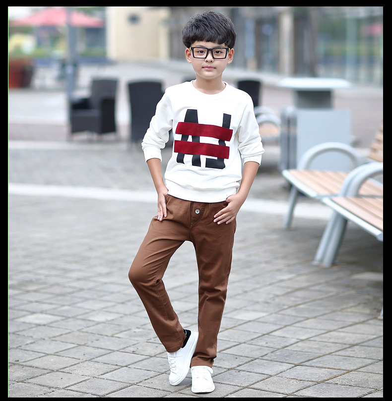 Pantalon garcon mxbn1506 en coton - Ref 2054494 Image 26