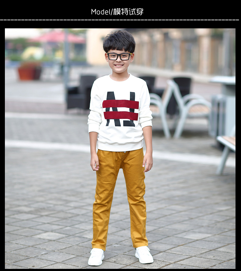 Pantalon garcon mxbn1506 en coton - Ref 2054494 Image 19