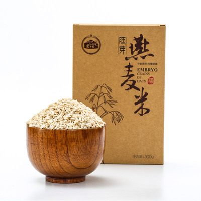 【500克X3盒】蒙谷香裸胚芽燕麦米仁杂粗粮粟粒全破壁去皮新宝宝