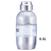 Original 0 5 liter stainless steel pressure water bottle bubble water machine Su beating water machine food grade material