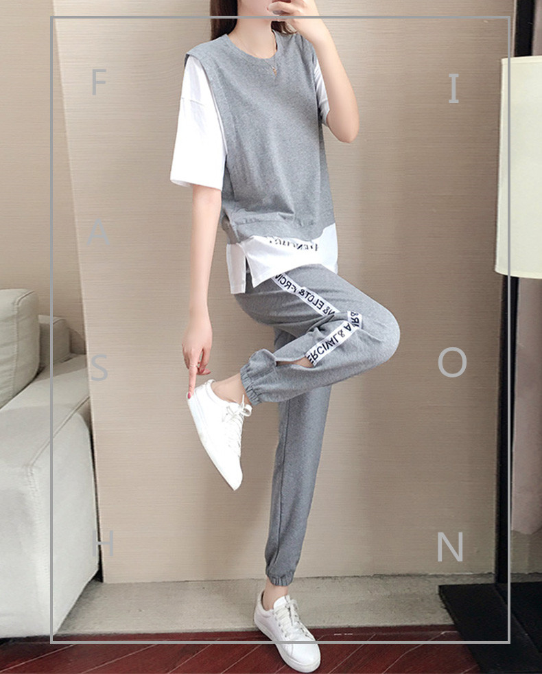B0837 1120K ĐỒ BỘ NỮ DONREIC NGẮN TAY CẢ BỘ 2 MÓN MÙA HÈ PHONG CÁCH HÀN QUỐC THỜI TRANG NỮ G04 SẢN PHẨM MỚI