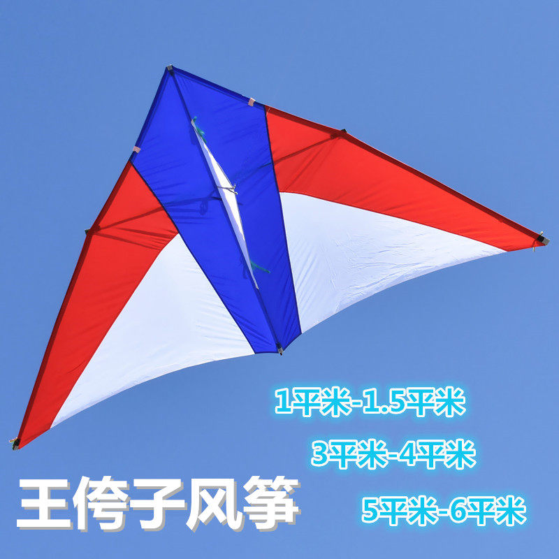 King's Weifang Weifang kite large triangular umbrella cloth carbon rod adult micro wind easy to fly fine workmanship micro-wind kite
