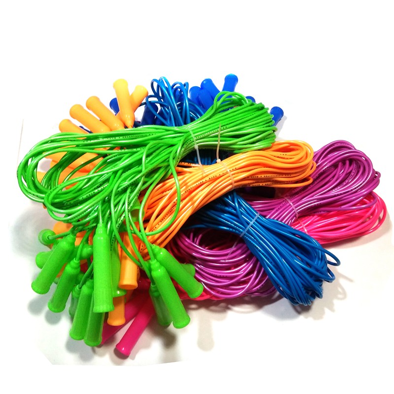 Oda primary and secondary school students meet the standard competition special skipping rope with handle elastic rope high elastic rubber solid skipping rope 2 7M