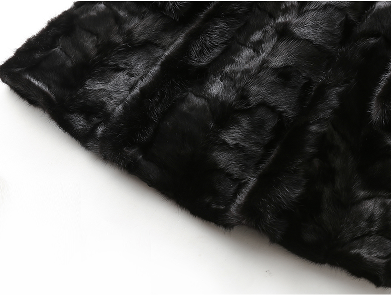 Manteau de fourrure femme POBOSITY     en Cheveux de vison - Ref 3175261 Image 19