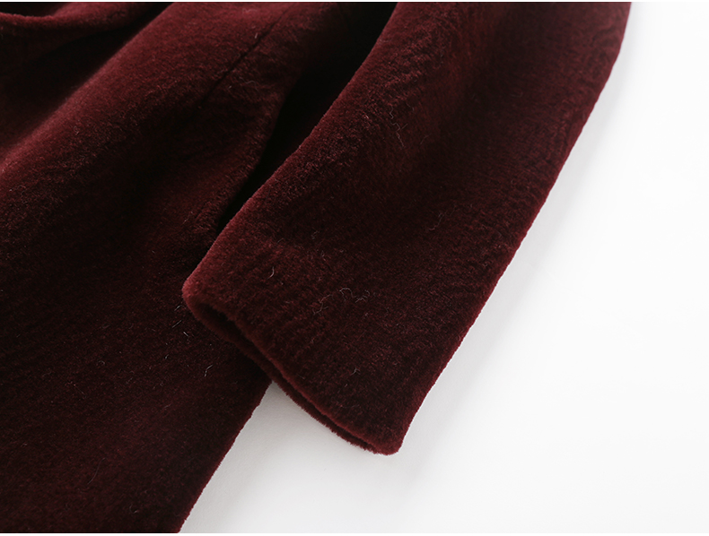 Papo Shiti 2018 Haining len lông mùa xuân và mùa thu mới fox fur cổ áo ladies phần dài Hàn Quốc áo khoác thủy triều áo khoác nữ lót lông